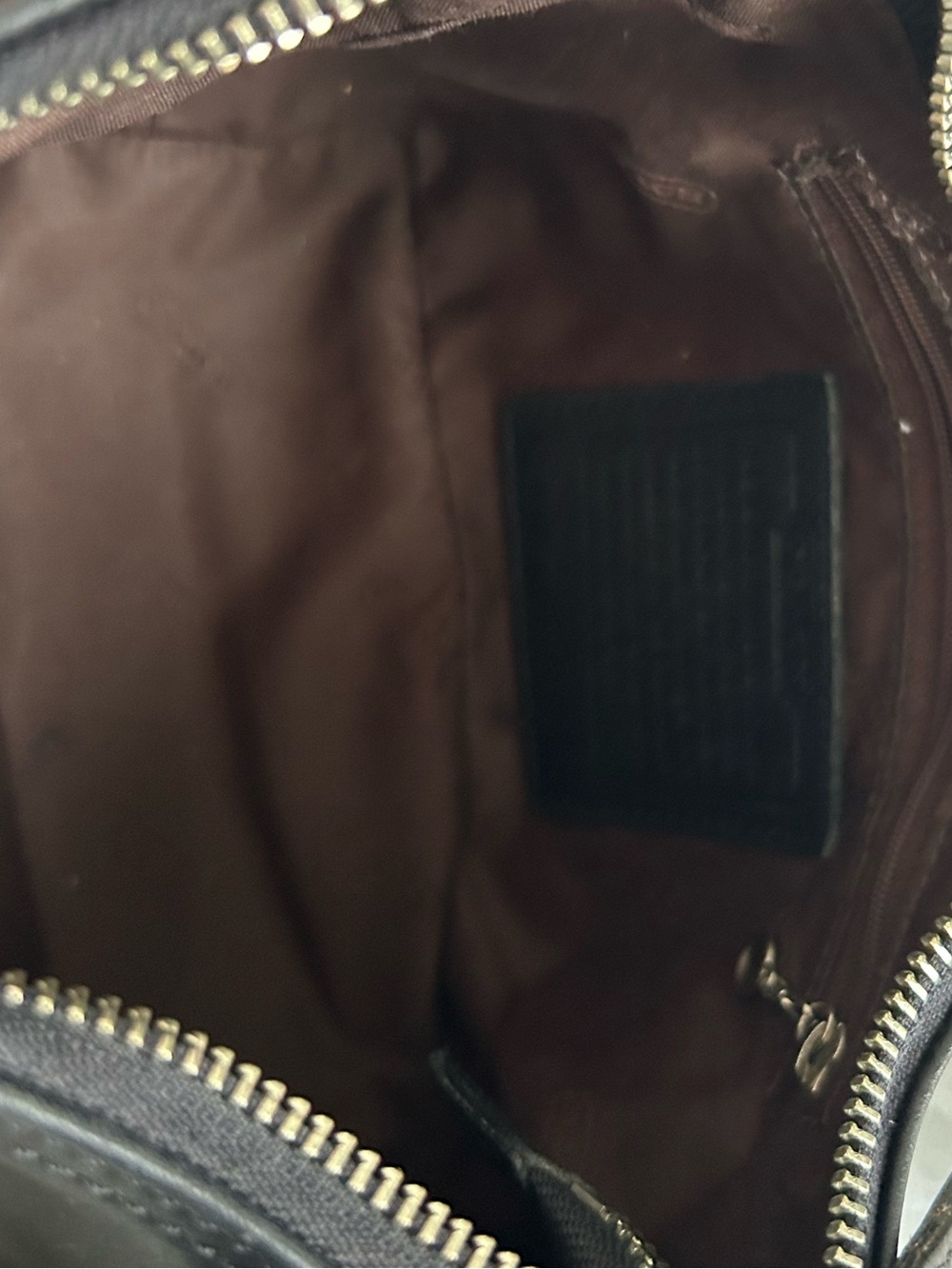 Vintage Coach black Legacy West Demi 9844 Glove Leather Y2K Mini Shoulder Bag - Picture 12 of 15